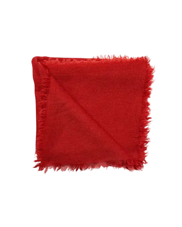 Red 100% Cashmere Shawl
