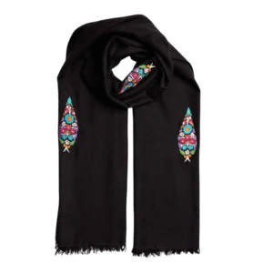 Embroidery Print 100% Cashmere Scarf