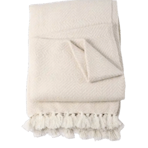 White Pashmina Blanket